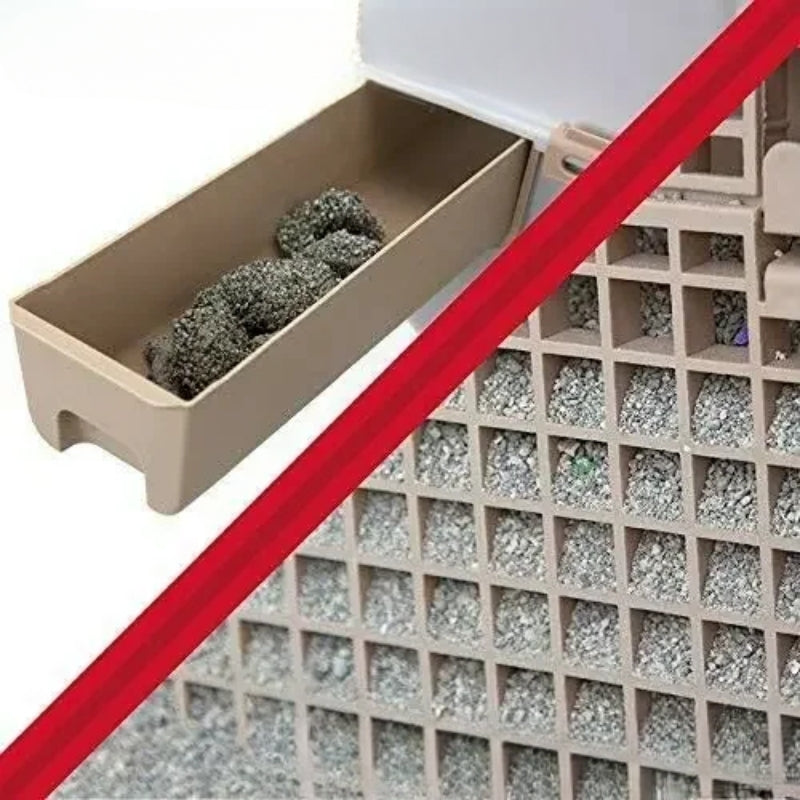 Self-Cleaning Cat Litter Box Smart Hygiene System Drawer Waste Tray