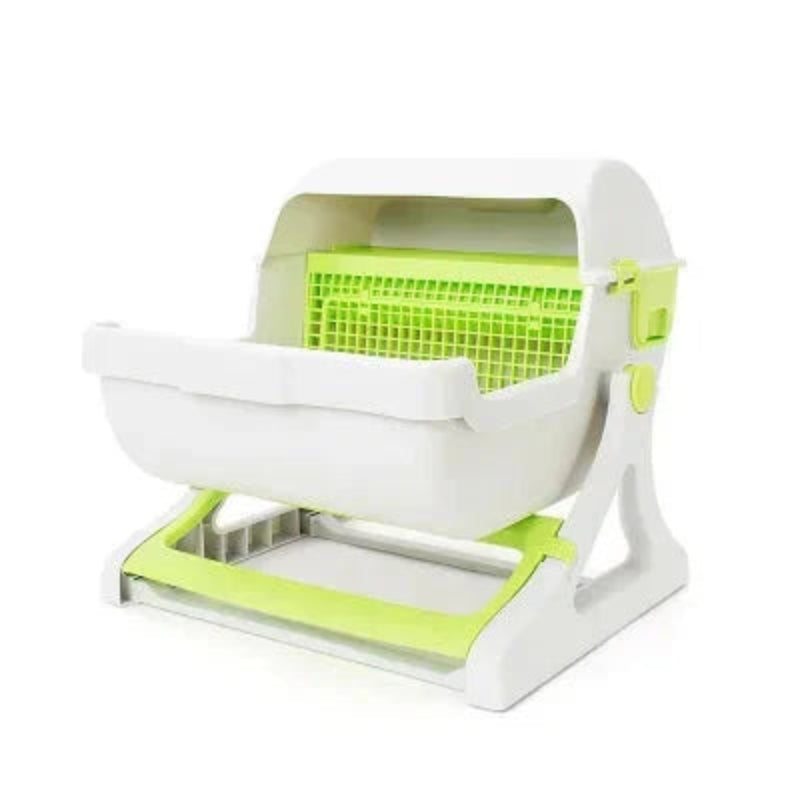 Self-Cleaning Cat Litter Box Smart Hygiene System Drawer Waste Tray