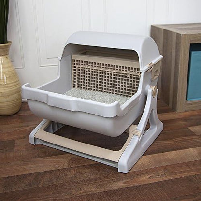 Self-Cleaning Cat Litter Box Smart Hygiene System Drawer Waste Tray