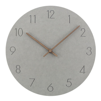 Silent Nordic Wall Clock Minimalist Design – Modern Scandinavian Wall Clock for Living Room, Bedroom & Office