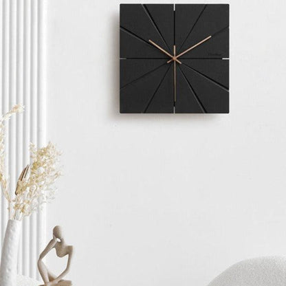 Silent Sweep Wall Clock Non Ticking Minimalist Wall Clock for Living Room Bedroom Office