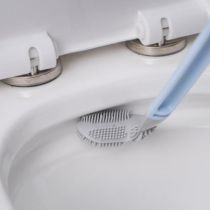 Silicone Toilet Brush Holder Golf Style Deep Clean Bathroom Hygiene
