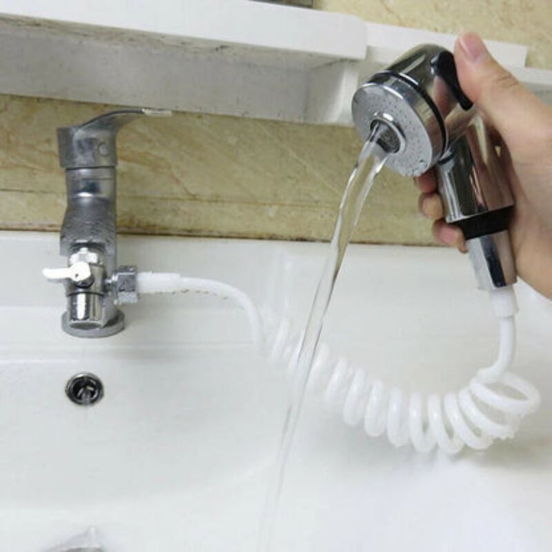 Sink Spray Hose Attachment Handheld Faucet Sprayer Kitchen Bathroom