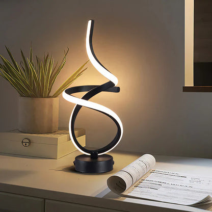 Slim Dimmable Table Lamp with Adjustable Brightness and Ambient Glow Lighting