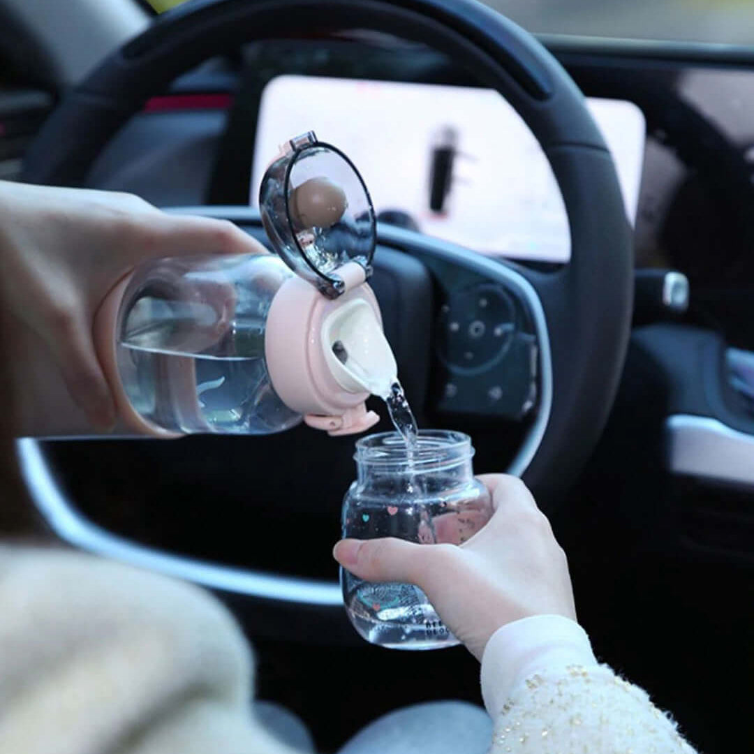 Smart Heated Water Bottle USB C Rechargeable Temperature Display Leakproof 300ml