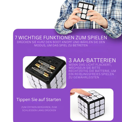 Smart Rubiks Cube Puzzle Game Interactive Brain Teaser Toy for Kids and Adults