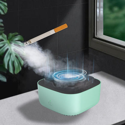 Smokeless Ashtray Air Purifier With Quiet Fan And Multi Layer Filter