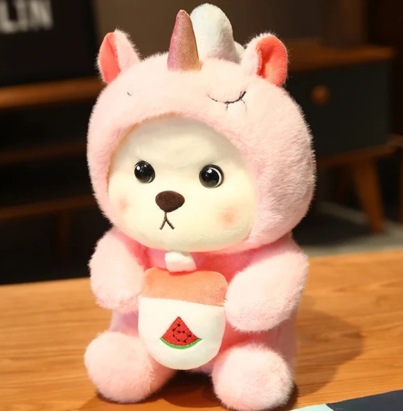 Soft Comfort Teddy Bear Plush Emotional Support Toy for Stress Relief and Comfort