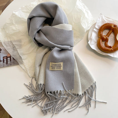 Soft Double Sided Scarf Cashmere Feel Winter Wrap
