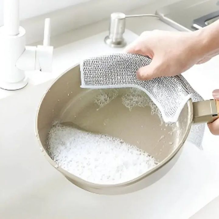 Soft Reusable Cleaning Cloth Multi Surface Kitchen Bathroom Cleaning Towel