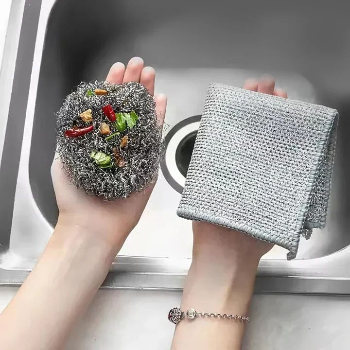 Soft Reusable Cleaning Cloth Multi Surface Kitchen Bathroom Cleaning Towel