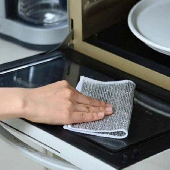 Soft Reusable Cleaning Cloth Multi Surface Kitchen Bathroom Cleaning Towel