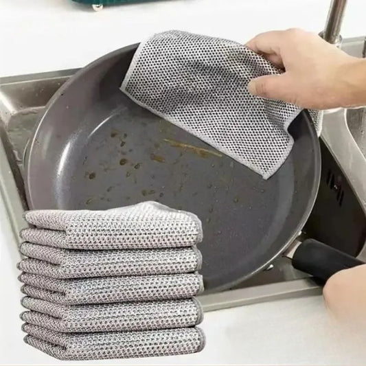 Soft Reusable Cleaning Cloth Multi Surface Kitchen Bathroom Cleaning Towel
