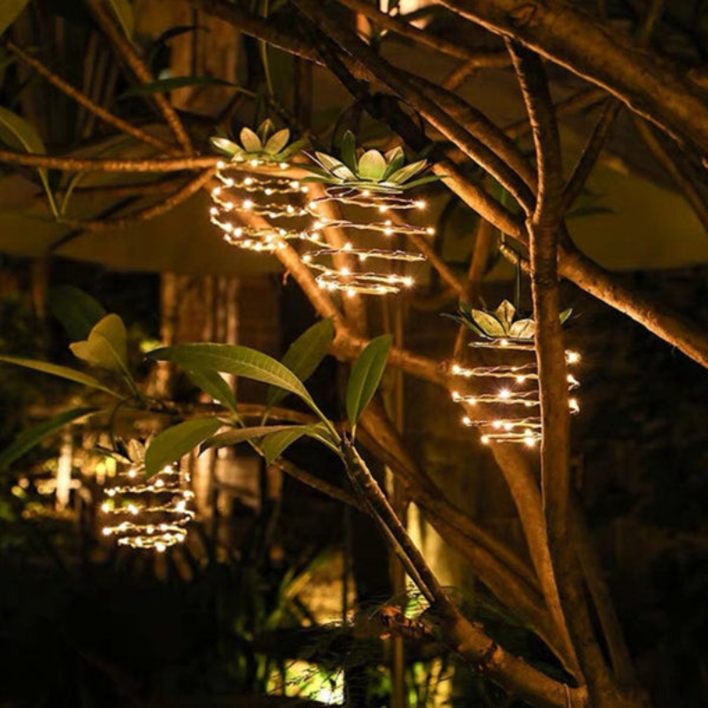 Solar Hanging Outdoor Lantern Waterproof Garden Patio Solar Light
