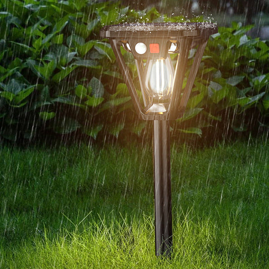 Solar Motion Sensor Garden Light Waterproof Outdoor Pathway Lamp