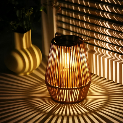 Solar Outdoor Lantern Garden Patio Solar Light Warm LED Decorative Landscape Lighting