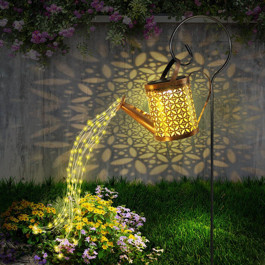 Solar Watering Can Garden Light LED Outdoor Decorative Solar Garden Lamp