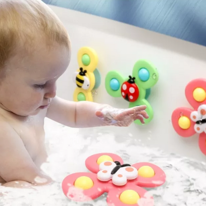SpinSplash – Rotating Suction Bath Toy for Sensory Play and Hand Eye Coordination