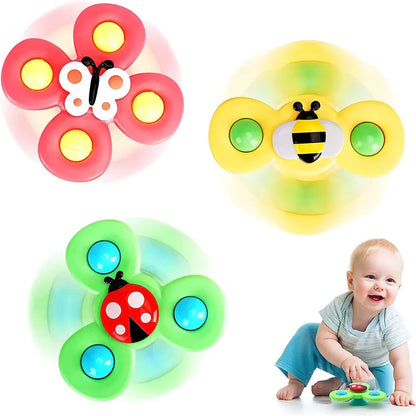 SpinSplash – Rotating Suction Bath Toy for Sensory Play and Hand Eye Coordination