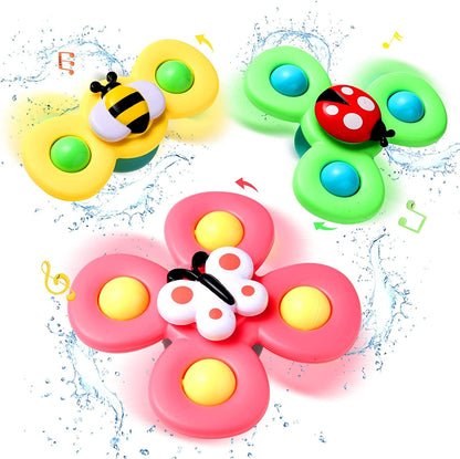 SpinSplash – Rotating Suction Bath Toy for Sensory Play and Hand Eye Coordination