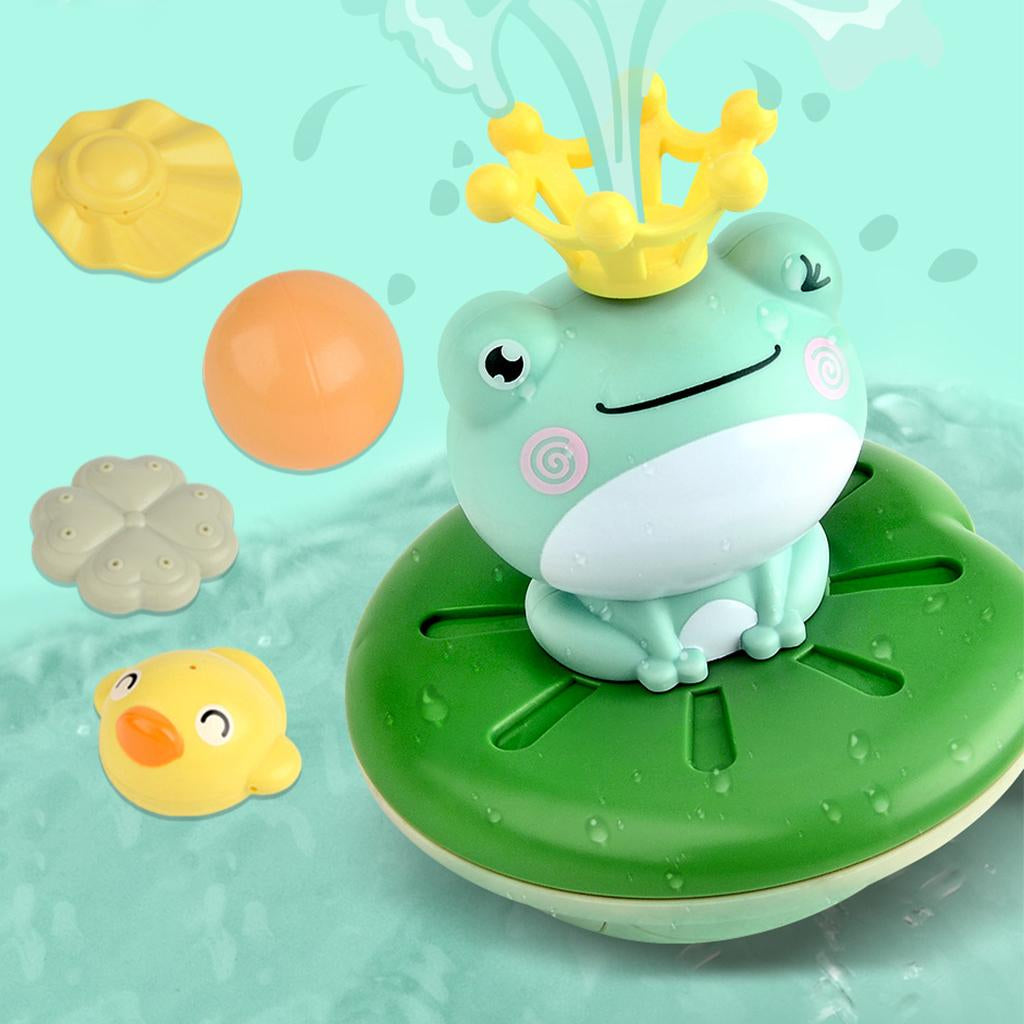 Spinning Bath Fountain Toy Waterproof Battery Powered Baby Bath Toy