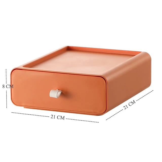 Stackable Storage Organizer Box Modern Storage Bins for Home Closet Office Organization