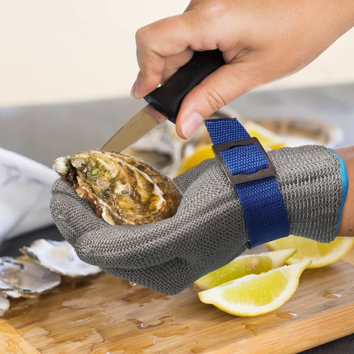 Stainless Steel Cut Resistant Safety Gloves Heavy Duty Work Protection