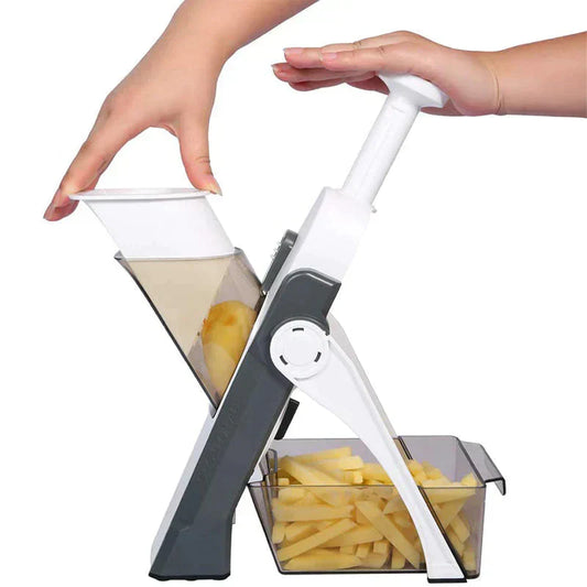 Stainless Steel Vegetable Slicer with 41 Cutting Options Adjustable Kitchen Tool
