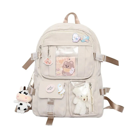 Stylish School Backpack Student Laptop Backpack 15 Inch Lightweight