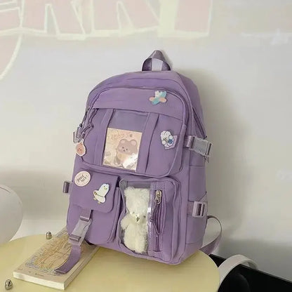 Stylish School Backpack Student Laptop Backpack 15 Inch Lightweight