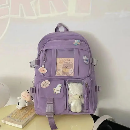 Stylish School Backpack Student Laptop Backpack 15 Inch Lightweight