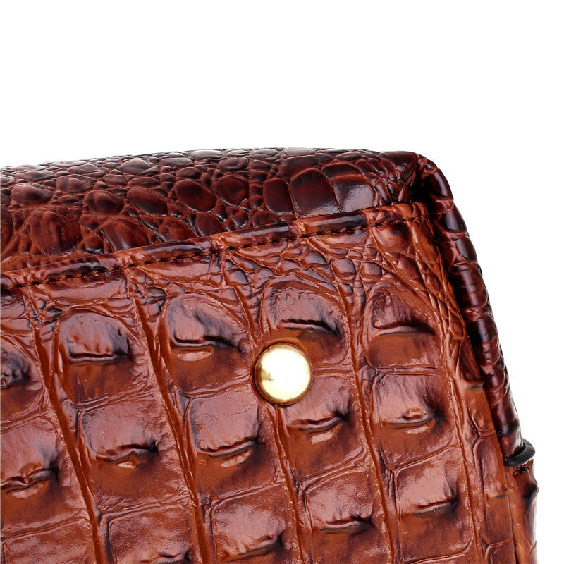 Stylish Shoulder Handbag with Round Handle Design Elegant Women Fashion Bag
