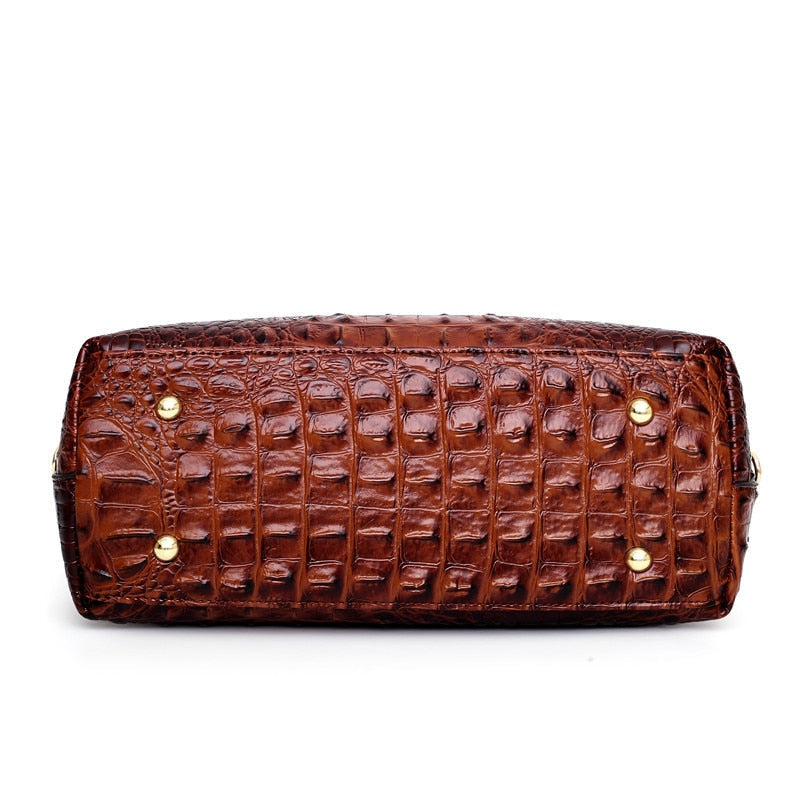 Stylish Shoulder Handbag with Round Handle Design Elegant Women Fashion Bag