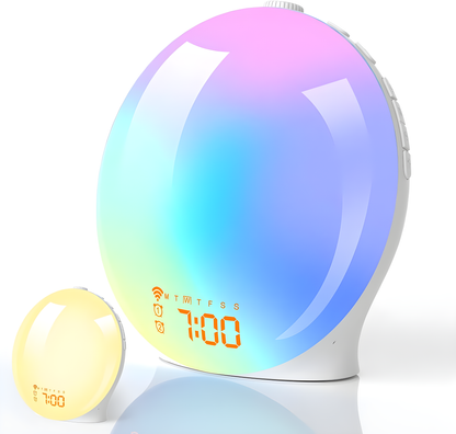 Sunrise Light Alarm Clock Multifunction Smart Wake Up Lamp