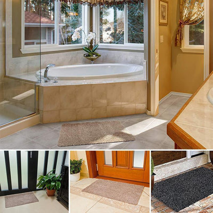 Super Absorbent Dirt Trap Door Mat Non Slip Entrance Floor Mat for Indoor Entryway