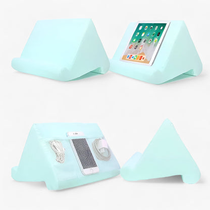Tablet Pillow Stand Phone and Tablet Holder Cushion Stand for Hands Free Viewing