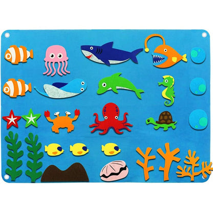 Toddler Felt Board – Creative Educational Felt Play Board for Kids