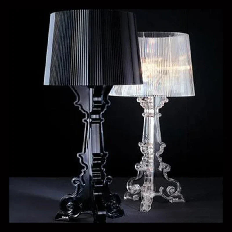 Transparent Table Lamp – Elegant Modern Bedside Lamp for Living Room & Home Decor