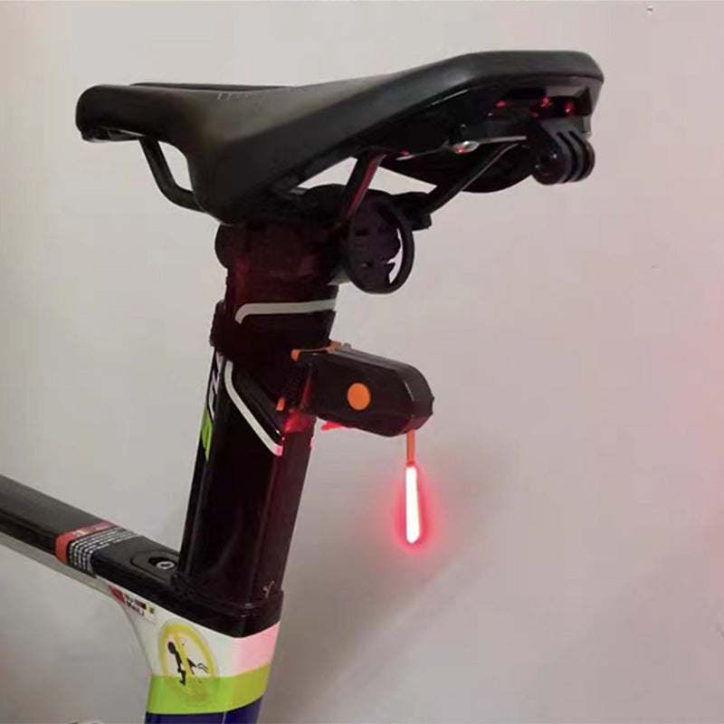USB Rechargeable LED Bike Tail Light High Visibility Rear Safety Cycling Light Easy Install