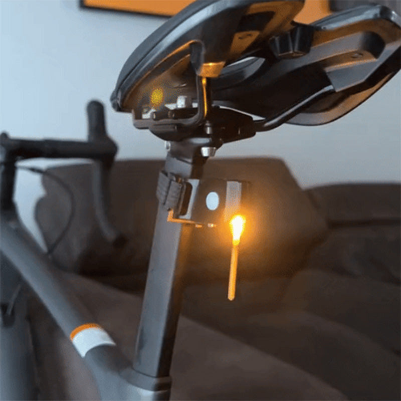 USB Rechargeable LED Bike Tail Light High Visibility Rear Safety Cycling Light Easy Install