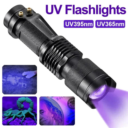 UV LED Flashlight Pet Stain Detection Inspection Tool