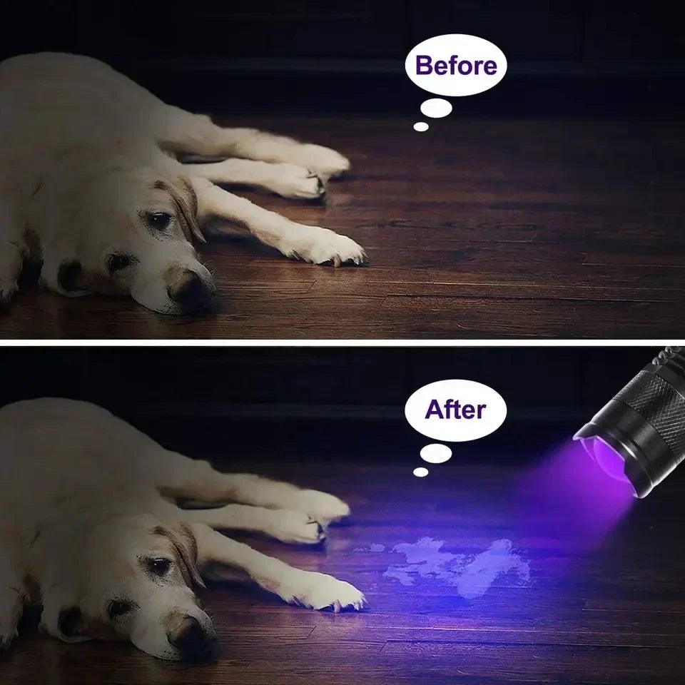 UV LED Flashlight Pet Stain Detection Inspection Tool