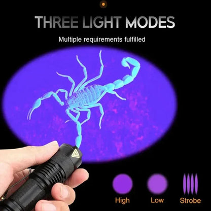 UV LED Flashlight Pet Stain Detection Inspection Tool