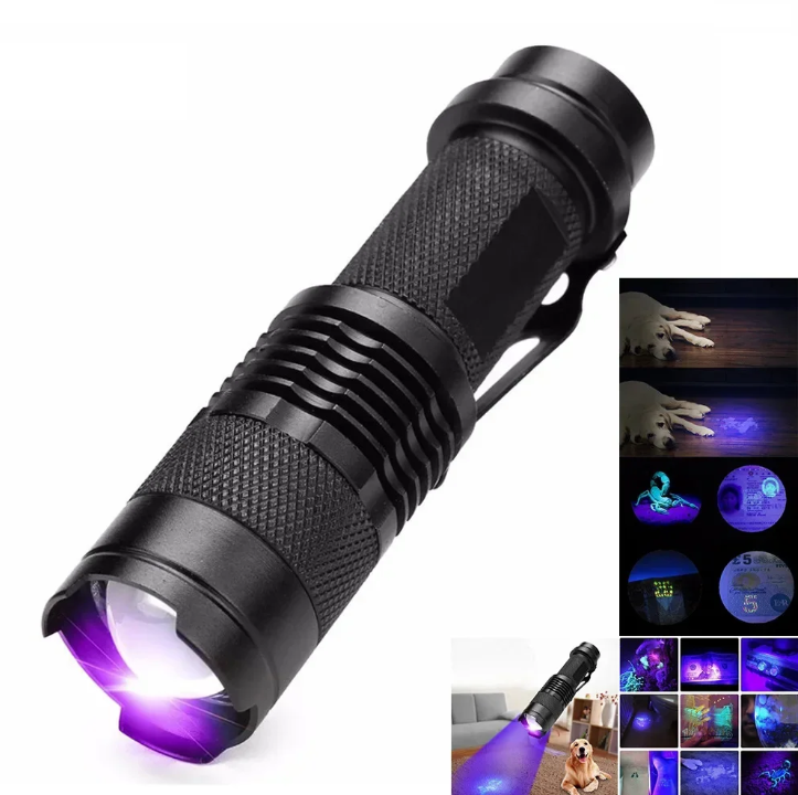 UV LED Flashlight Stain Detection Pet Urine Finder