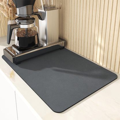 Ultra Absorbent Kitchen Drying Mat Non Slip Sink Counter Dish Drainer Mat