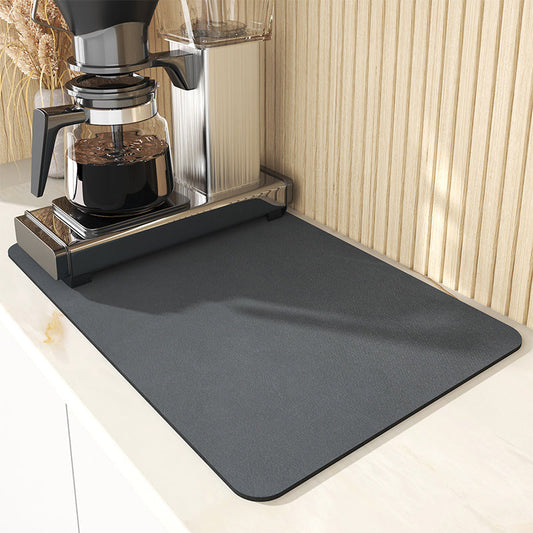Ultra Absorbent Kitchen Drying Mat Non Slip Sink Counter Dish Drainer Mat