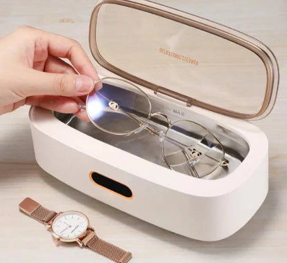 Ultrasonic Cleaner Fast and Effective Bacteria Removal for Jewelry, Glasses and Valuables