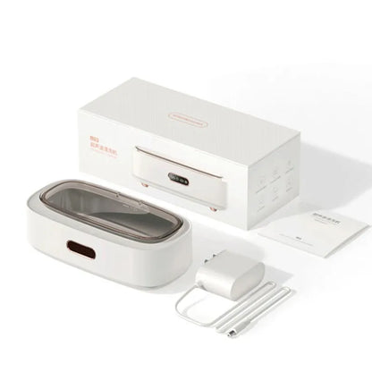 Ultrasonic Cleaner Fast and Effective Bacteria Removal for Jewelry, Glasses and Valuables