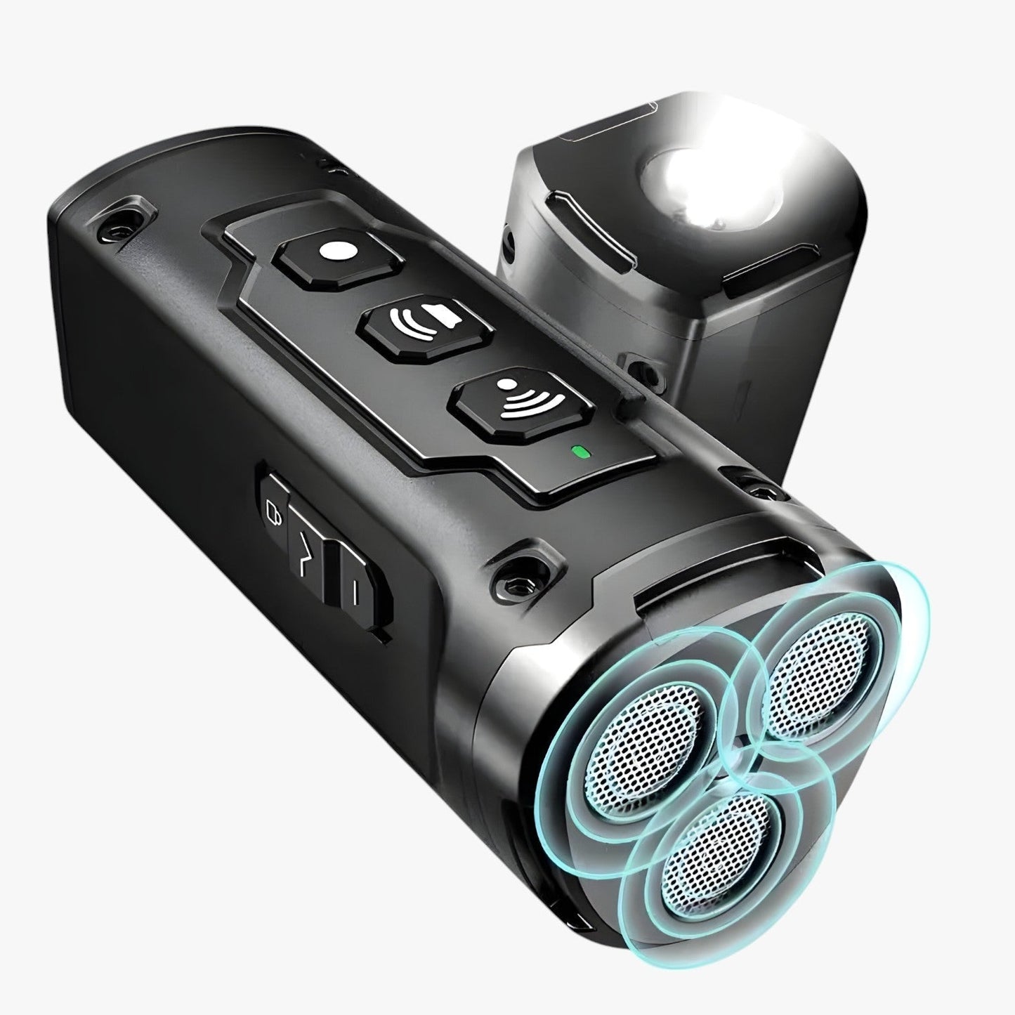 Ultrasonic Dog Bark Deterrent Rechargeable Anti Bark Device with LED Flashlight