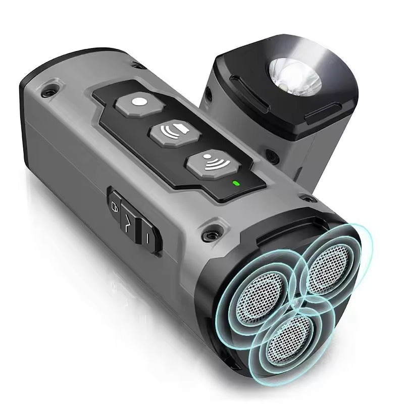 Ultrasonic Dog Bark Deterrent Rechargeable Anti Bark Device with LED Flashlight